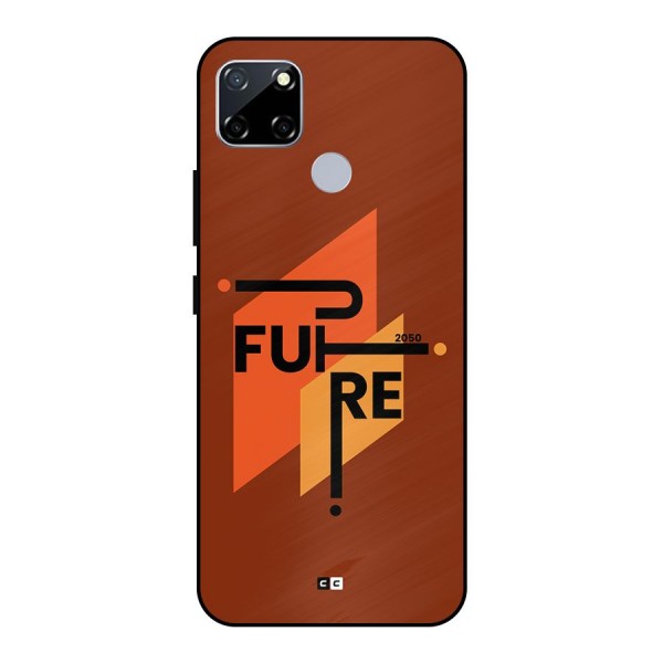 illustrative Future Metal Back Case for Realme Narzo 20