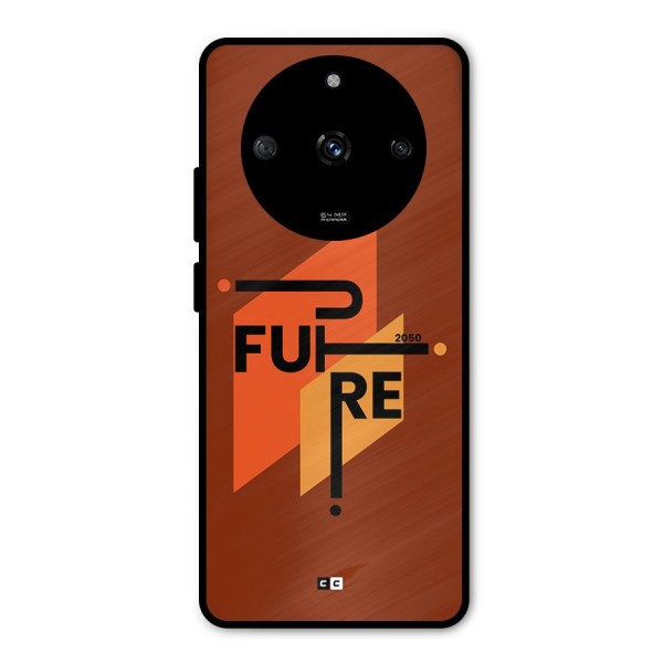 illustrative Future Metal Back Case for Realme Narzo 60 5G