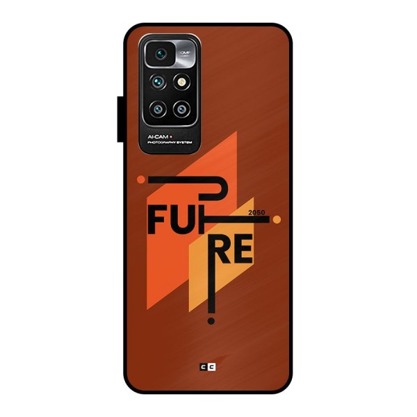 illustrative Future Metal Back Case for Redmi 10 Prime