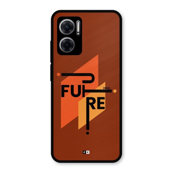 illustrative Future Metal Back Case for Redmi 11 Prime 5G