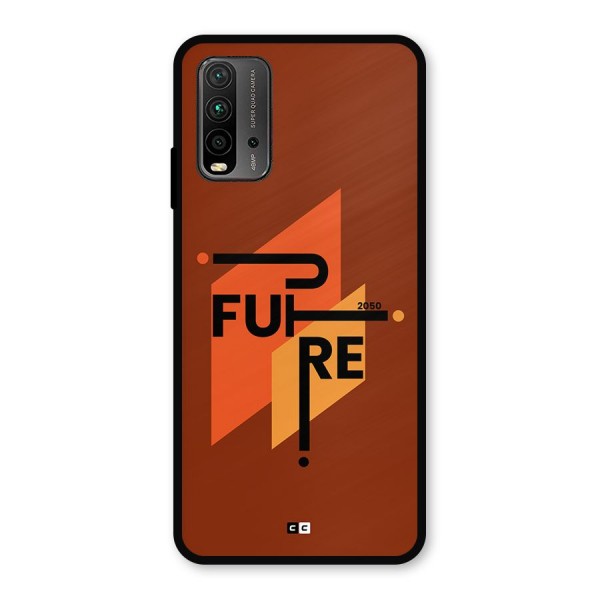 illustrative Future Metal Back Case for Redmi 9 Power