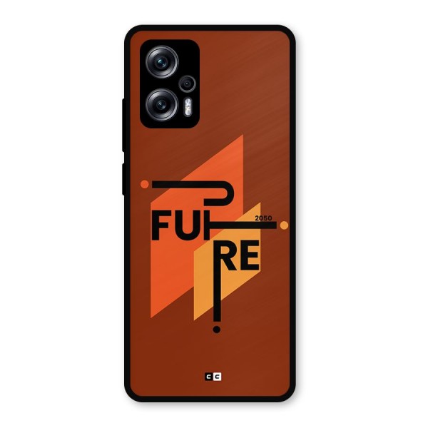 illustrative Future Metal Back Case for Redmi K50i