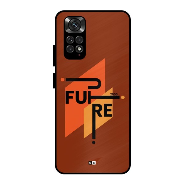 illustrative Future Metal Back Case for Redmi Note 11 Pro