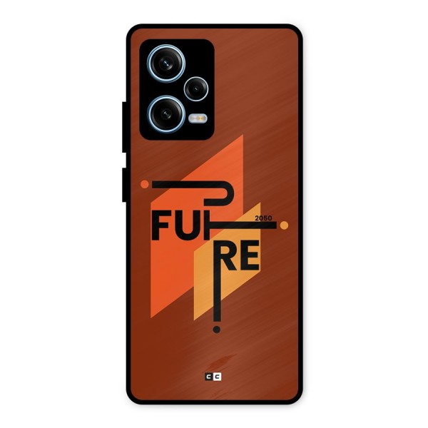 illustrative Future Metal Back Case for Redmi Note 12 Pro