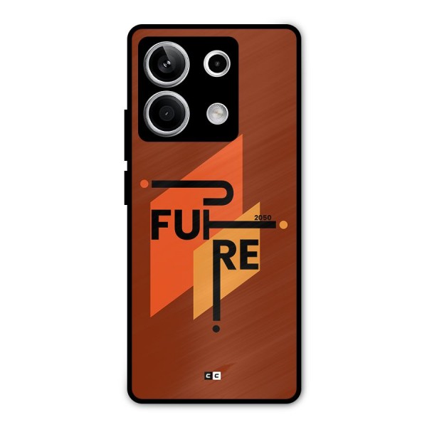 illustrative Future Metal Back Case for Redmi Note 13 5G