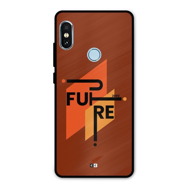 illustrative Future Metal Back Case for Redmi Note 5 Pro