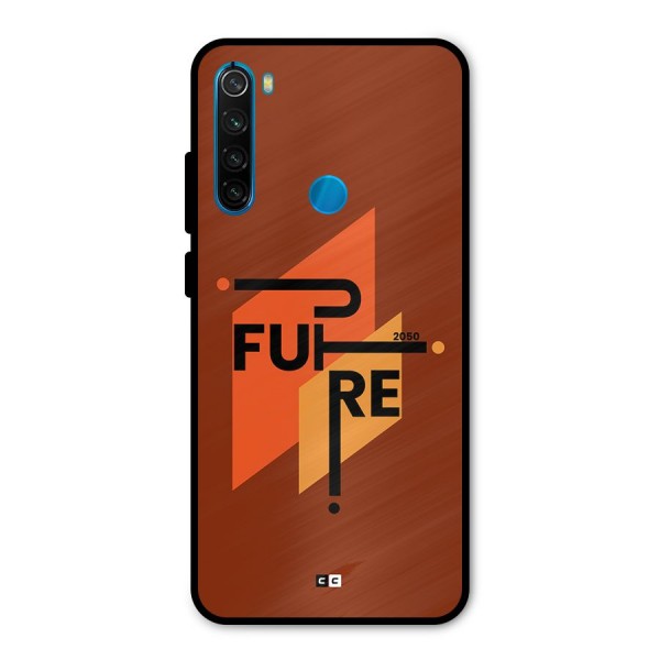 illustrative Future Metal Back Case for Redmi Note 8