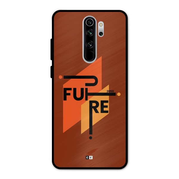 illustrative Future Metal Back Case for Redmi Note 8 Pro