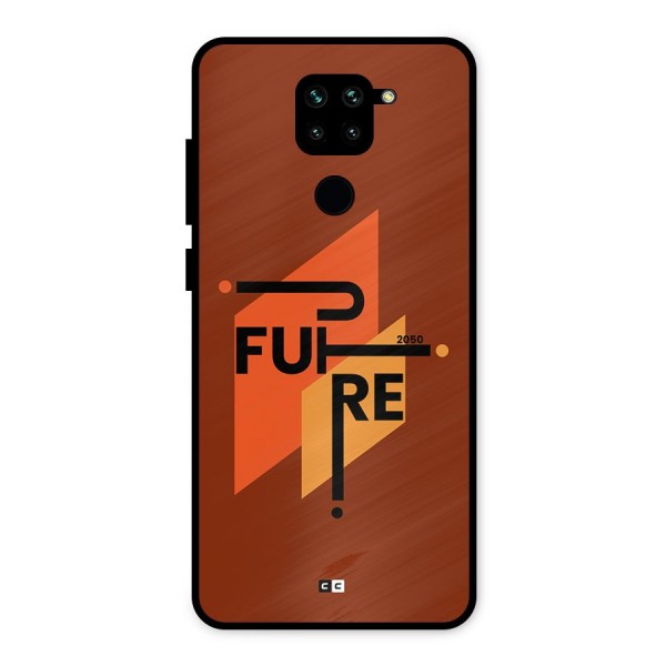 illustrative Future Metal Back Case for Redmi Note 9