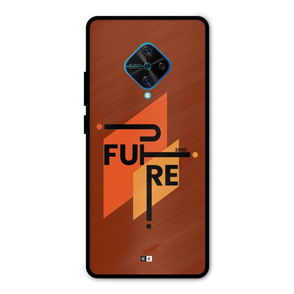 illustrative Future Metal Back Case for Vivo S1 Pro