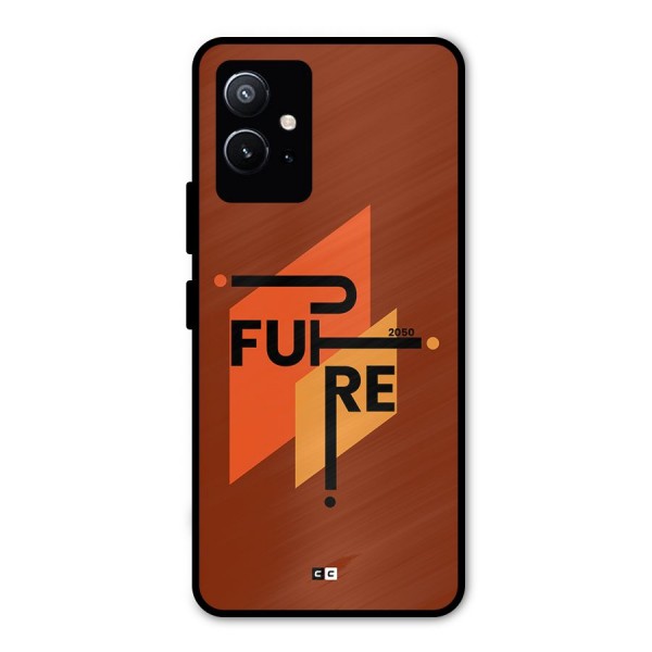 illustrative Future Metal Back Case for Vivo T1 5G