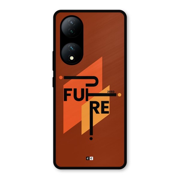 illustrative Future Metal Back Case for Vivo T2