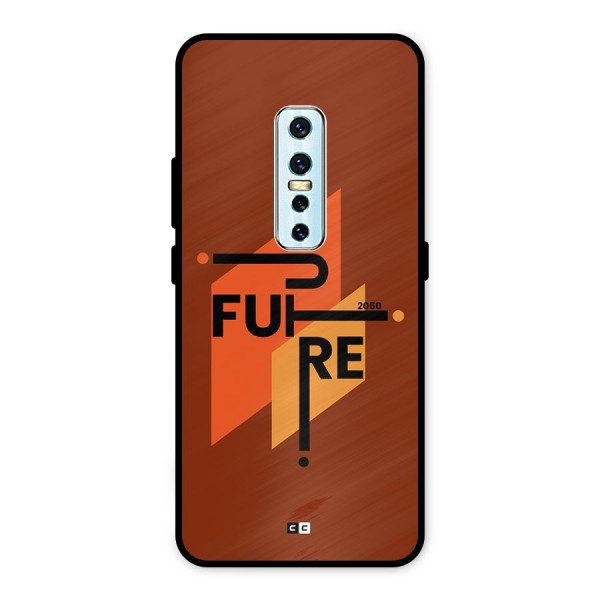 illustrative Future Metal Back Case for Vivo V17 Pro