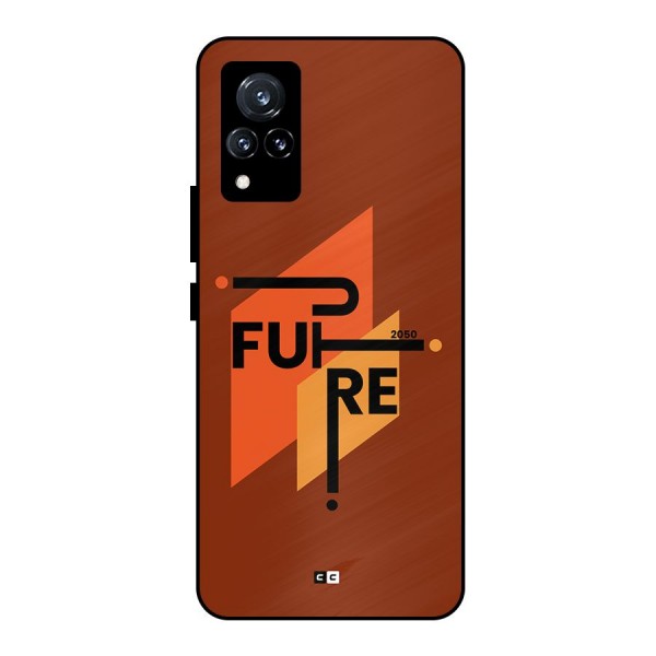 illustrative Future Metal Back Case for Vivo V21 5G