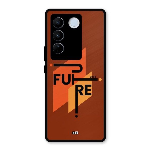 illustrative Future Metal Back Case for Vivo V27