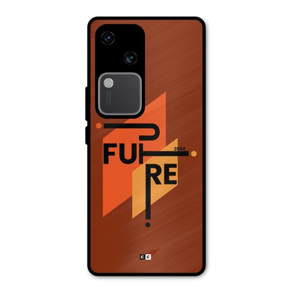 illustrative Future Metal Back Case for Vivo V30