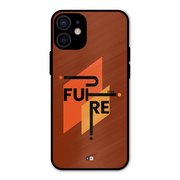 illustrative Future Metal Back Case for iPhone 12 Mini