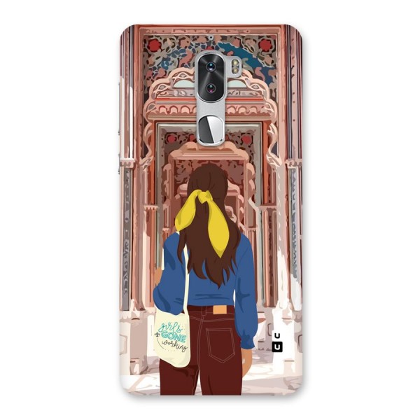 wonderful Girl Back Case for Coolpad Cool 1