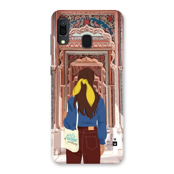 wonderful Girl Back Case for Galaxy A20