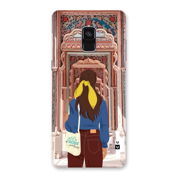 wonderful Girl Back Case for Galaxy A8 Plus