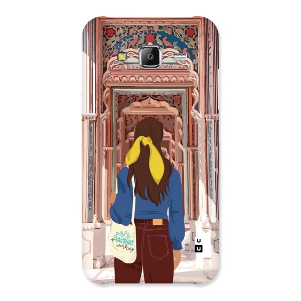 wonderful Girl Back Case for Galaxy J5