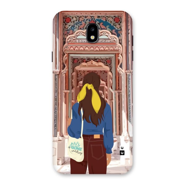 wonderful Girl Back Case for Galaxy J7 Pro