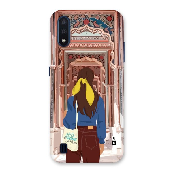 wonderful Girl Back Case for Galaxy M01