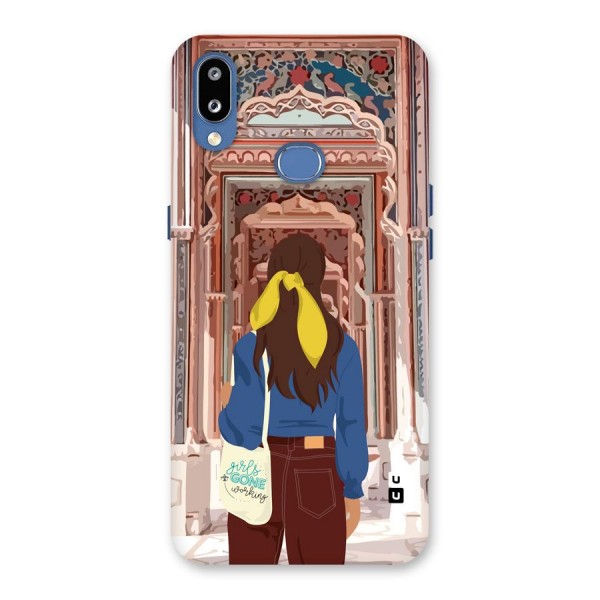 wonderful Girl Back Case for Galaxy M01s