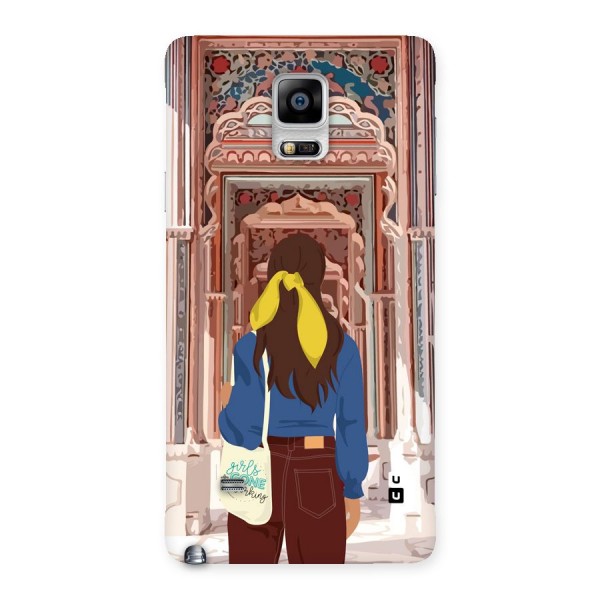 wonderful Girl Back Case for Galaxy Note 4