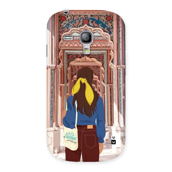 wonderful Girl Back Case for Galaxy S3 Mini