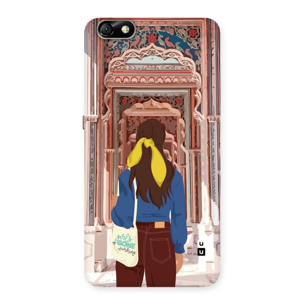 wonderful Girl Back Case for Honor 4X