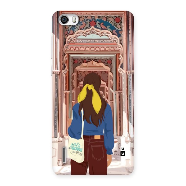 wonderful Girl Back Case for Honor 6