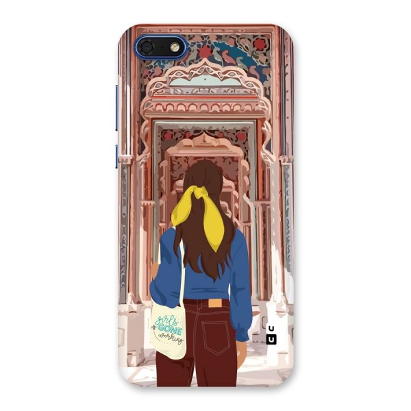 wonderful Girl Back Case for Honor 7s