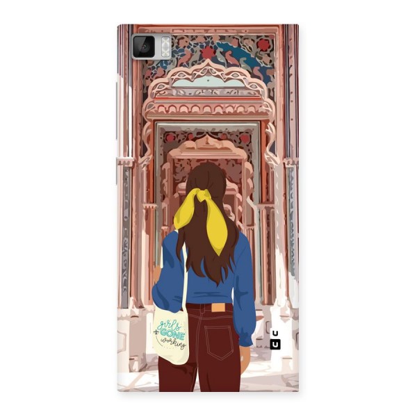 wonderful Girl Back Case for Mi3