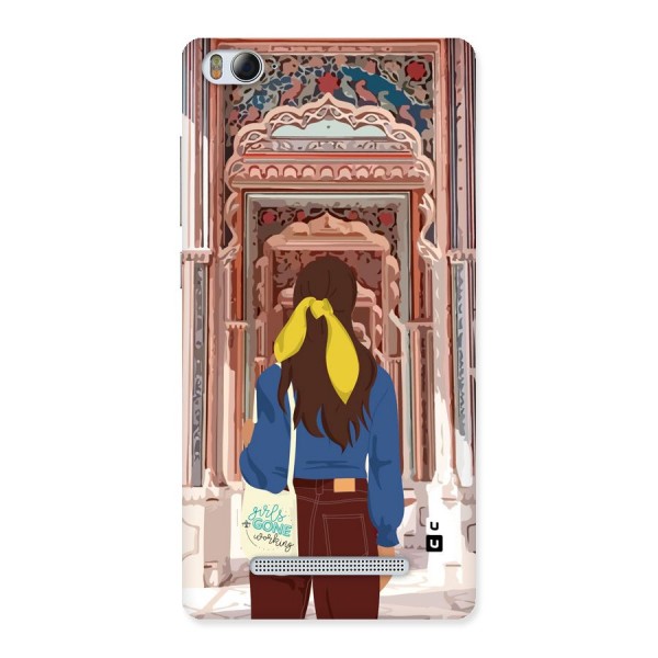 wonderful Girl Back Case for Mi4i