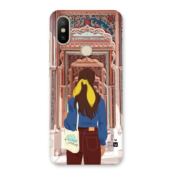 wonderful Girl Back Case for Mi A2