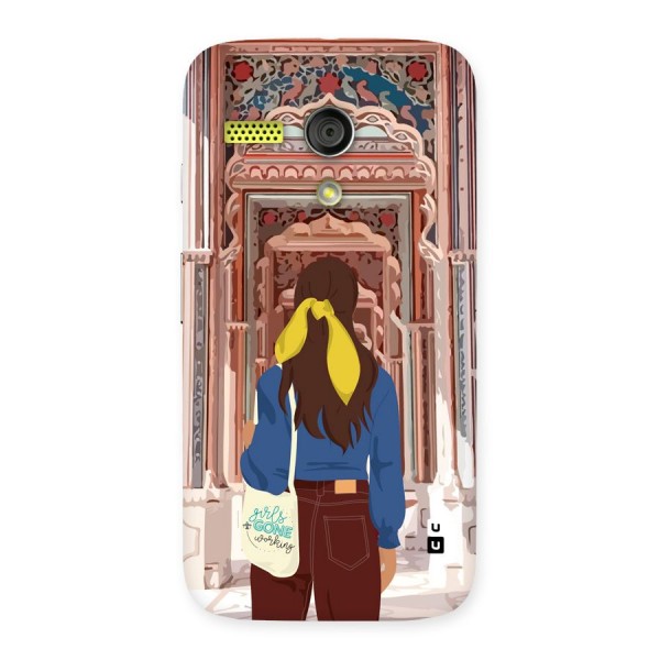 wonderful Girl Back Case for Moto G