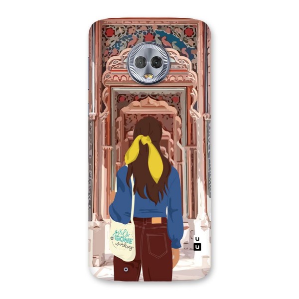 wonderful Girl Back Case for Moto G6