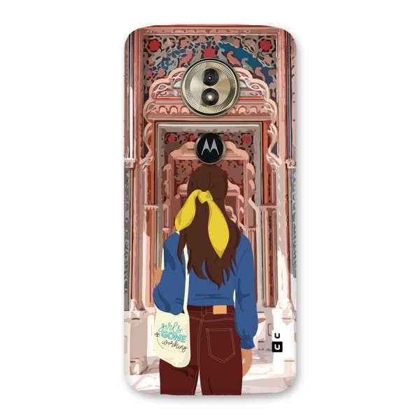 wonderful Girl Back Case for Moto G6 Play