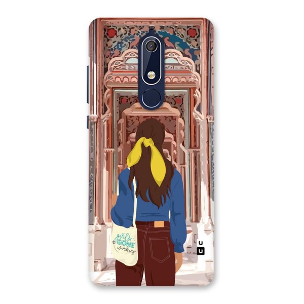 wonderful Girl Back Case for Nokia 5.1