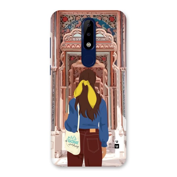 wonderful Girl Back Case for Nokia 5.1 Plus