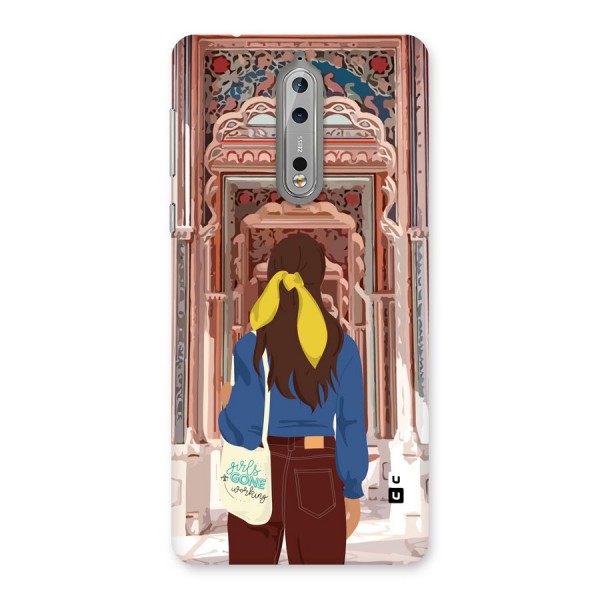 wonderful Girl Back Case for Nokia 8