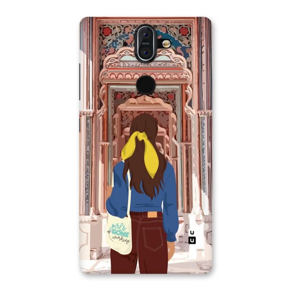 wonderful Girl Back Case for Nokia 8 Sirocco