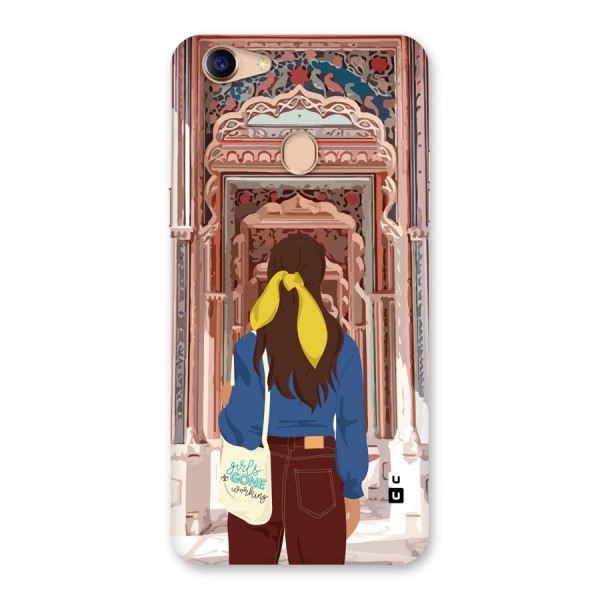 wonderful Girl Back Case for Oppo F5