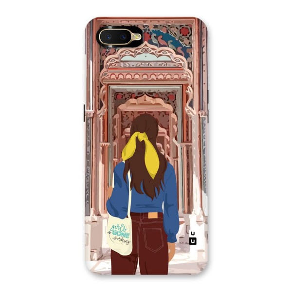 wonderful Girl Back Case for Oppo K1