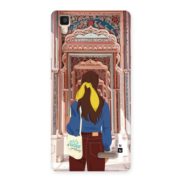 wonderful Girl Back Case for Oppo R7