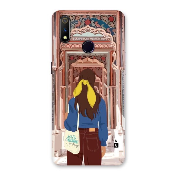 wonderful Girl Back Case for Realme 3 Pro