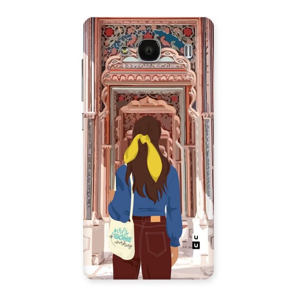 wonderful Girl Back Case for Redmi 2s