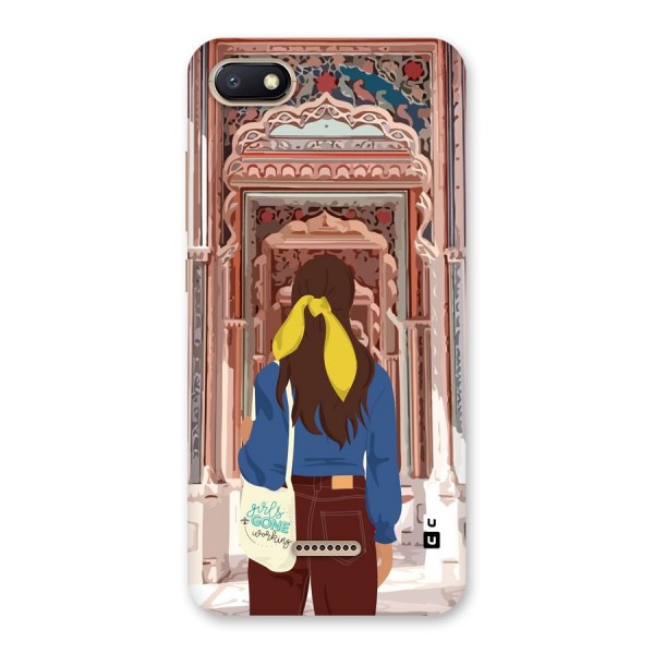 wonderful Girl Back Case for Redmi 6A