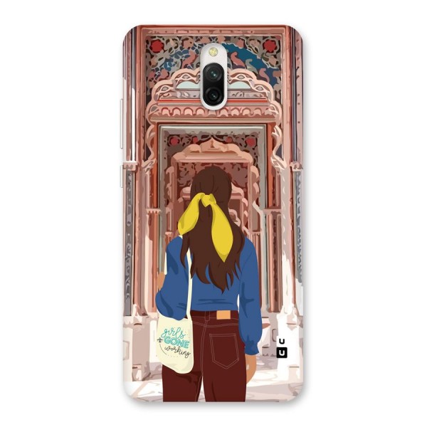 wonderful Girl Back Case for Redmi 8A Dual